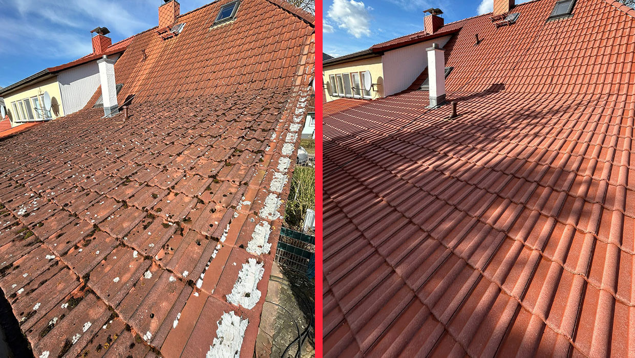 Czyszczenie i malowanie dachu w Süderholz