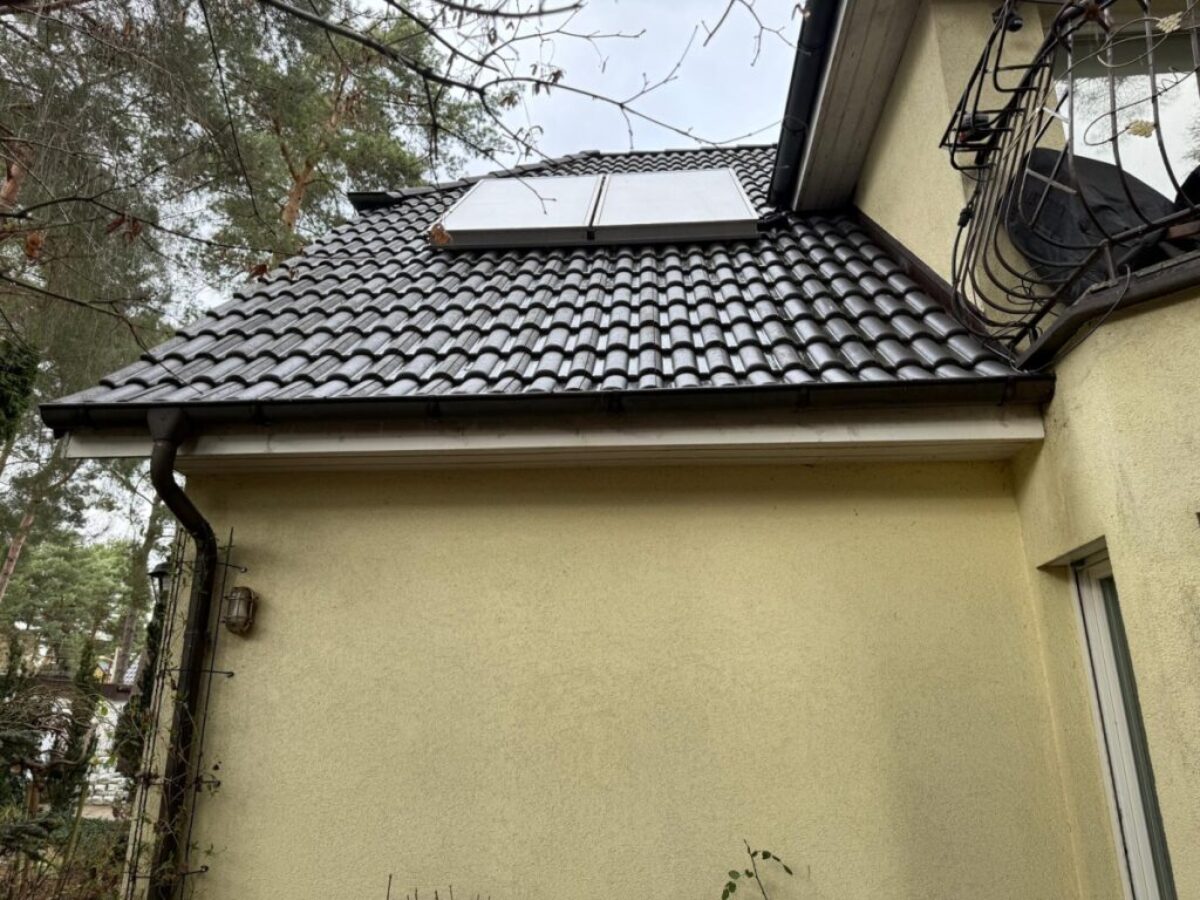 Po czyszczeniu dachu - Berlin