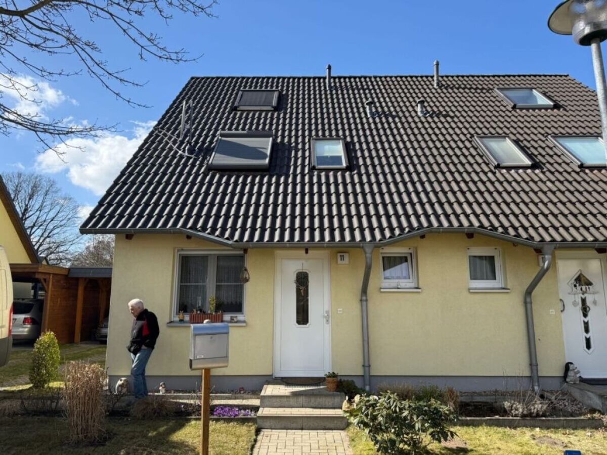 Po czyszczeniu dachu w Strausberg