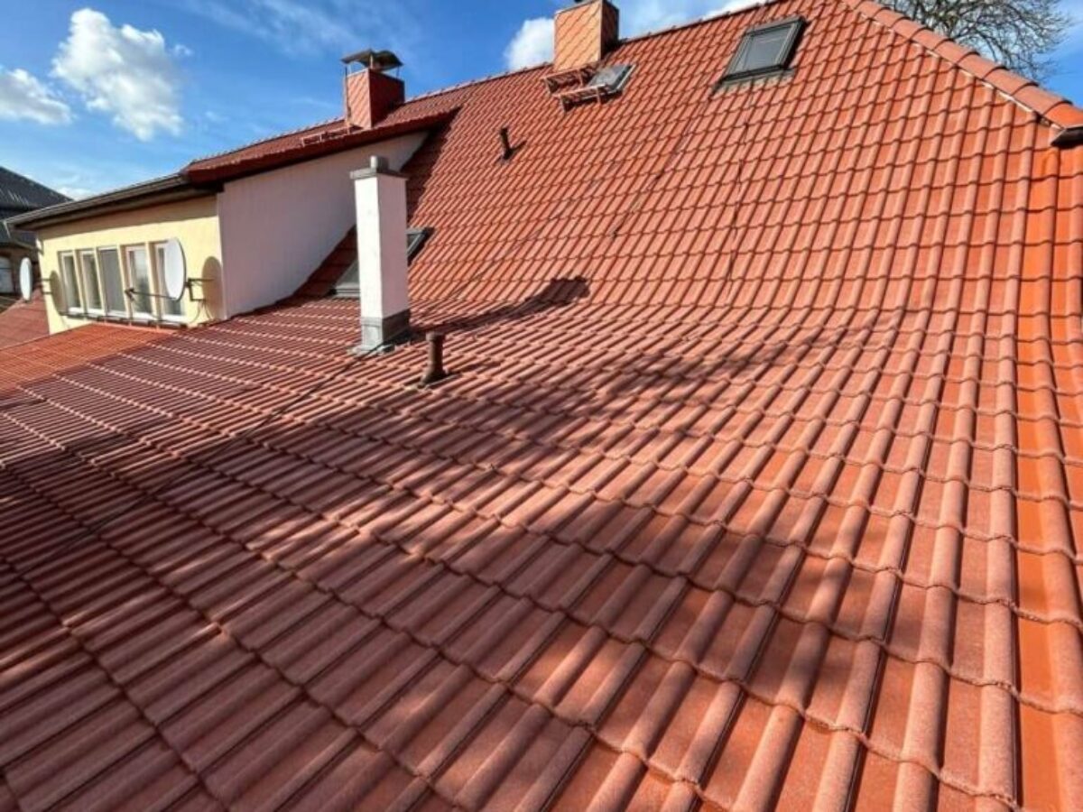 Po czyszczeniu i impregnacji dachu w Süderholz