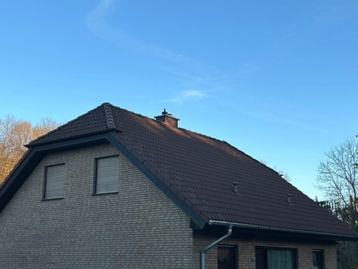 Po myciu i impregnacji dachu w Hainichen