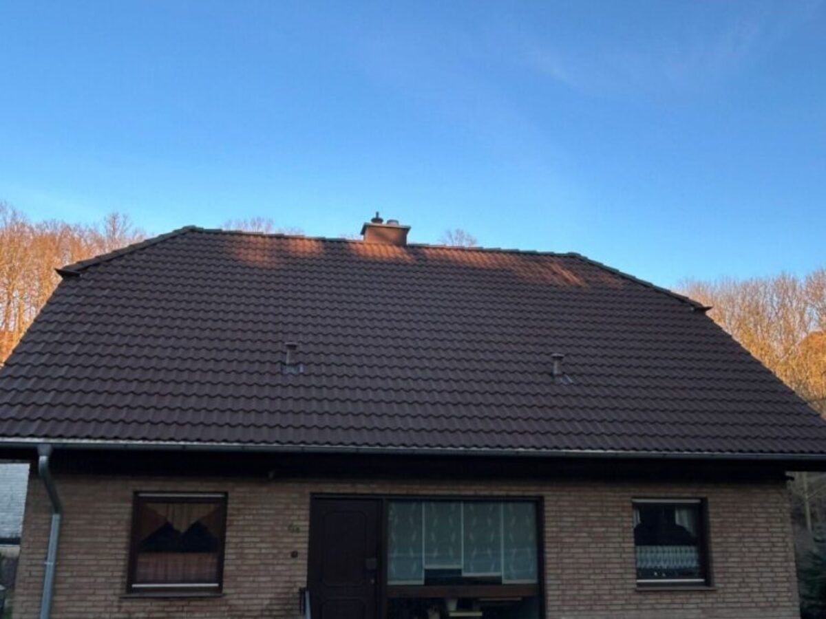 Po myciu i impregnacji dachu w Hainichen
