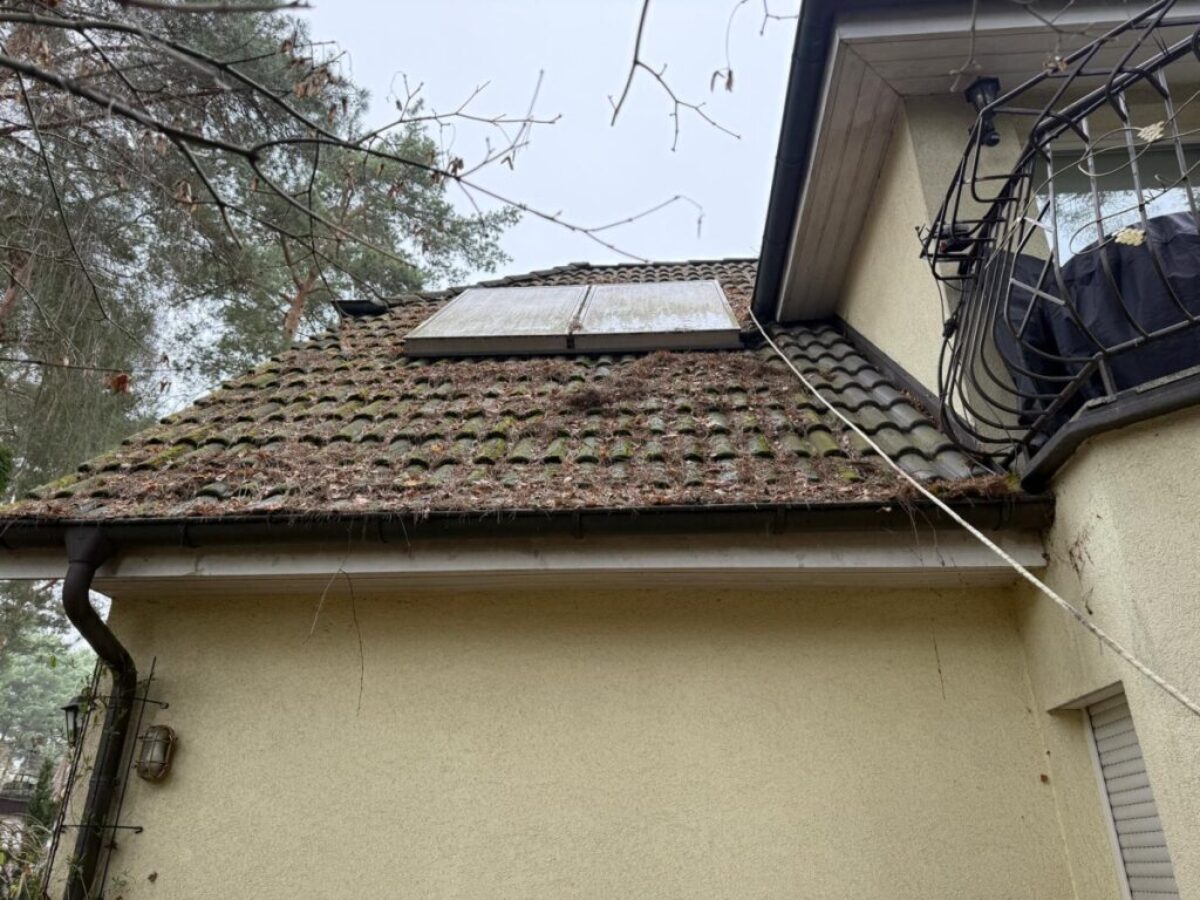 Przed czyszczeniem dachu - Berlin