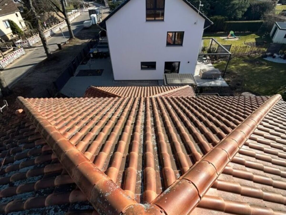 Przed czyszczeniem i impregnacją dachu - Berlin