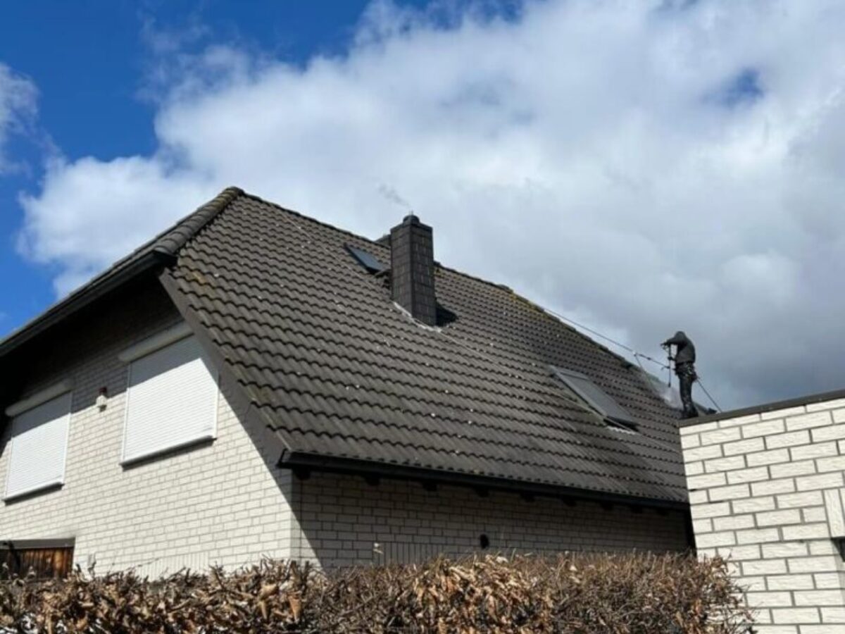 Przed myciem dachu w Oschersleben