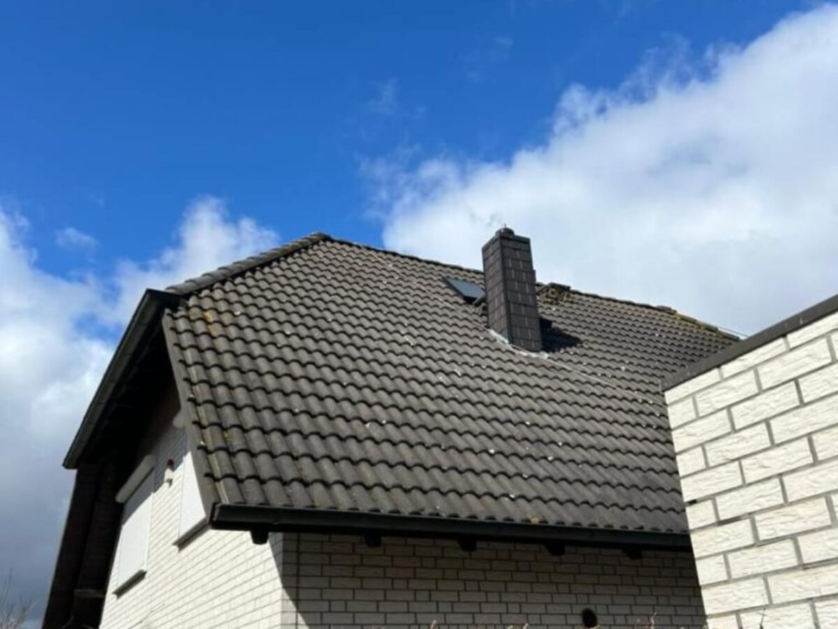 Przed myciem dachu w Oschersleben