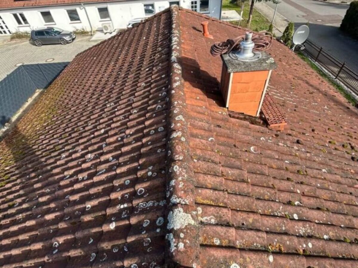 Przed myciem i impregnacją dachu - Parey