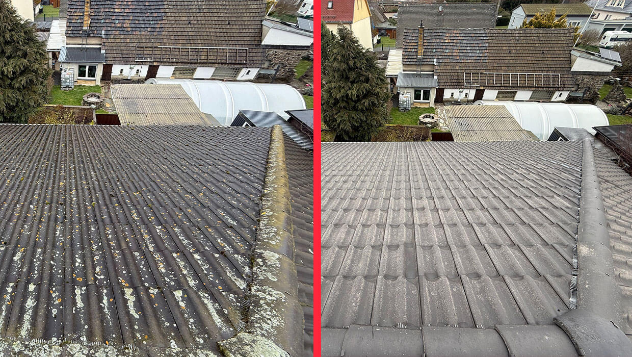 czyszczenie dachu w Bennewitz