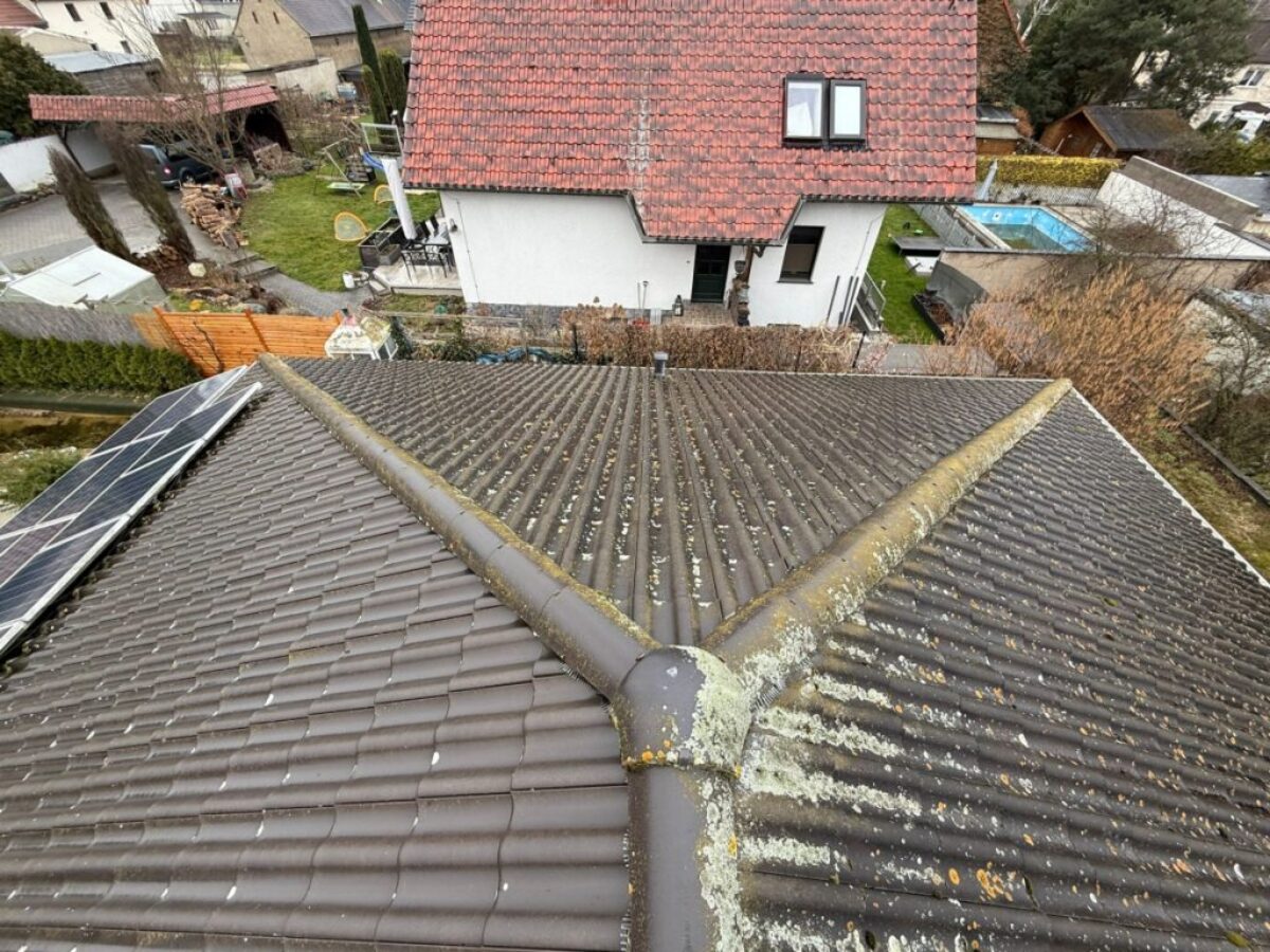 Przed czyszczeniem i impregnacją dachu - Bennewitz